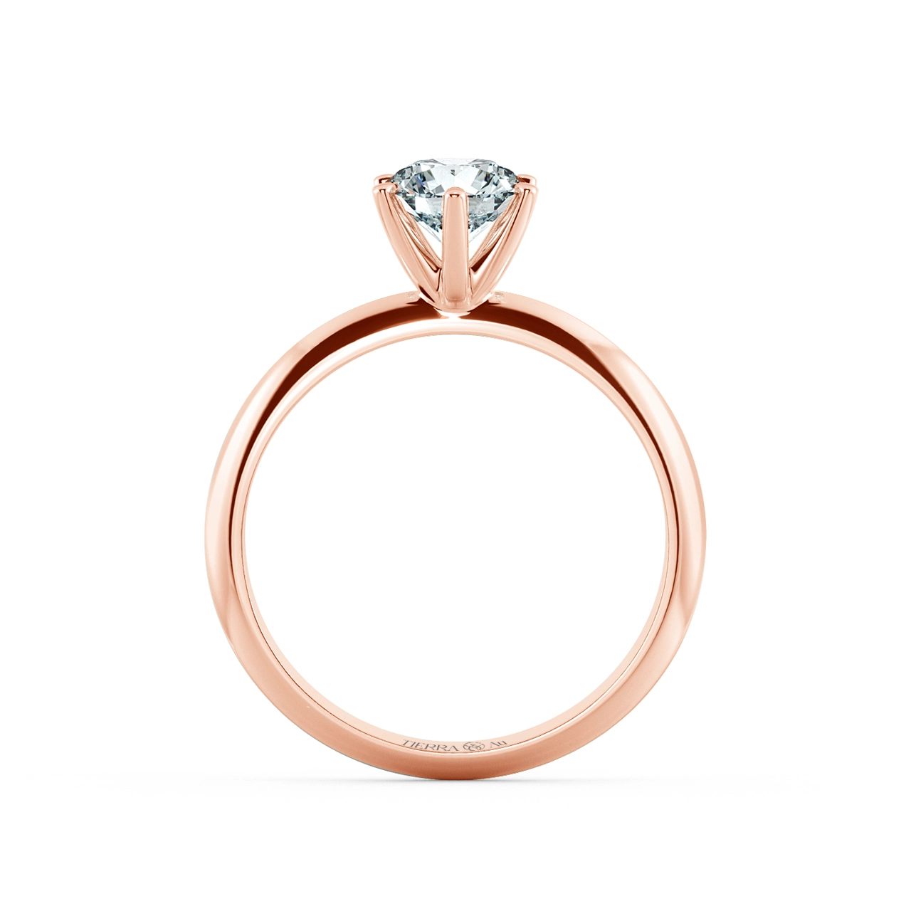 Six Prongs Solitaire Classic Engagement Ring NCH1102 5